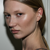 Dorsey - TRIPLE ROW LAB WHITE SAPPHIRE EAR CUFF, SILVER