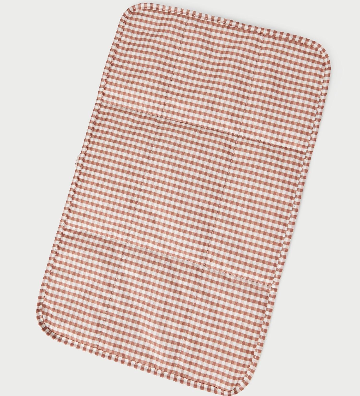 Loeffler Randall - Dottie Brown Gingham Changing Pad