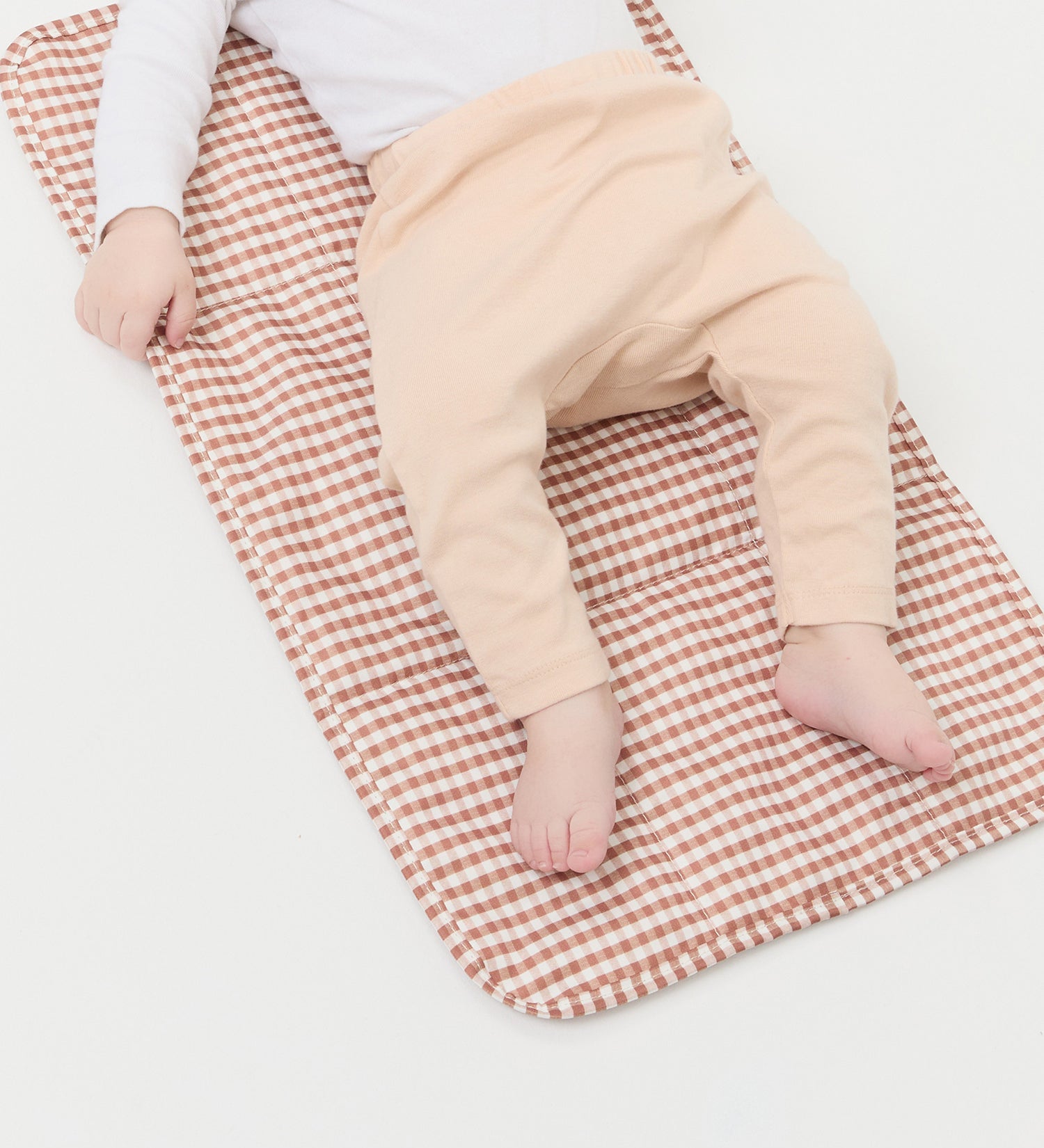 Loeffler Randall - Dottie Brown Gingham Changing Pad