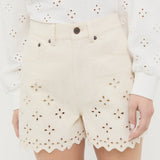 Loeffler Randall - Dover Embroidered Short