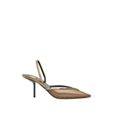 Saint Laurent - Folie Slingback Mesh & Python Pump