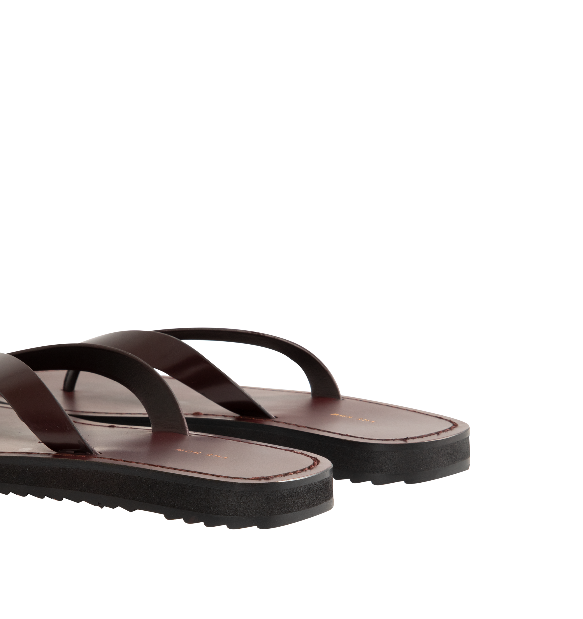 The Row - Leather City Flip Flop