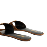 Saint Laurent - Babylone Suede Slides