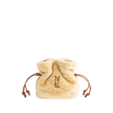 Saint Laurent - Jamie Shearling Mini Shoulder Pouch