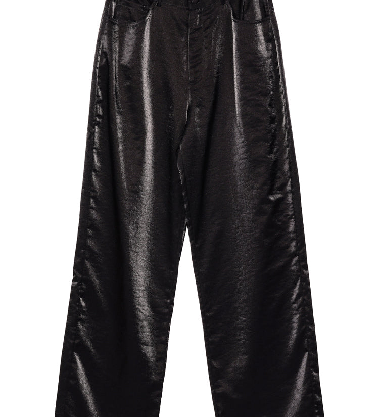 Ciao Lucia - Eloise Black Taffeta Pant