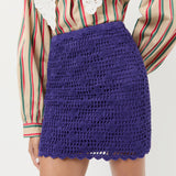 Loeffler Randall - Elowen Crochet Skirt