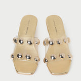 Loeffler Randall - Enya Gold/Champagne Studded Wedge