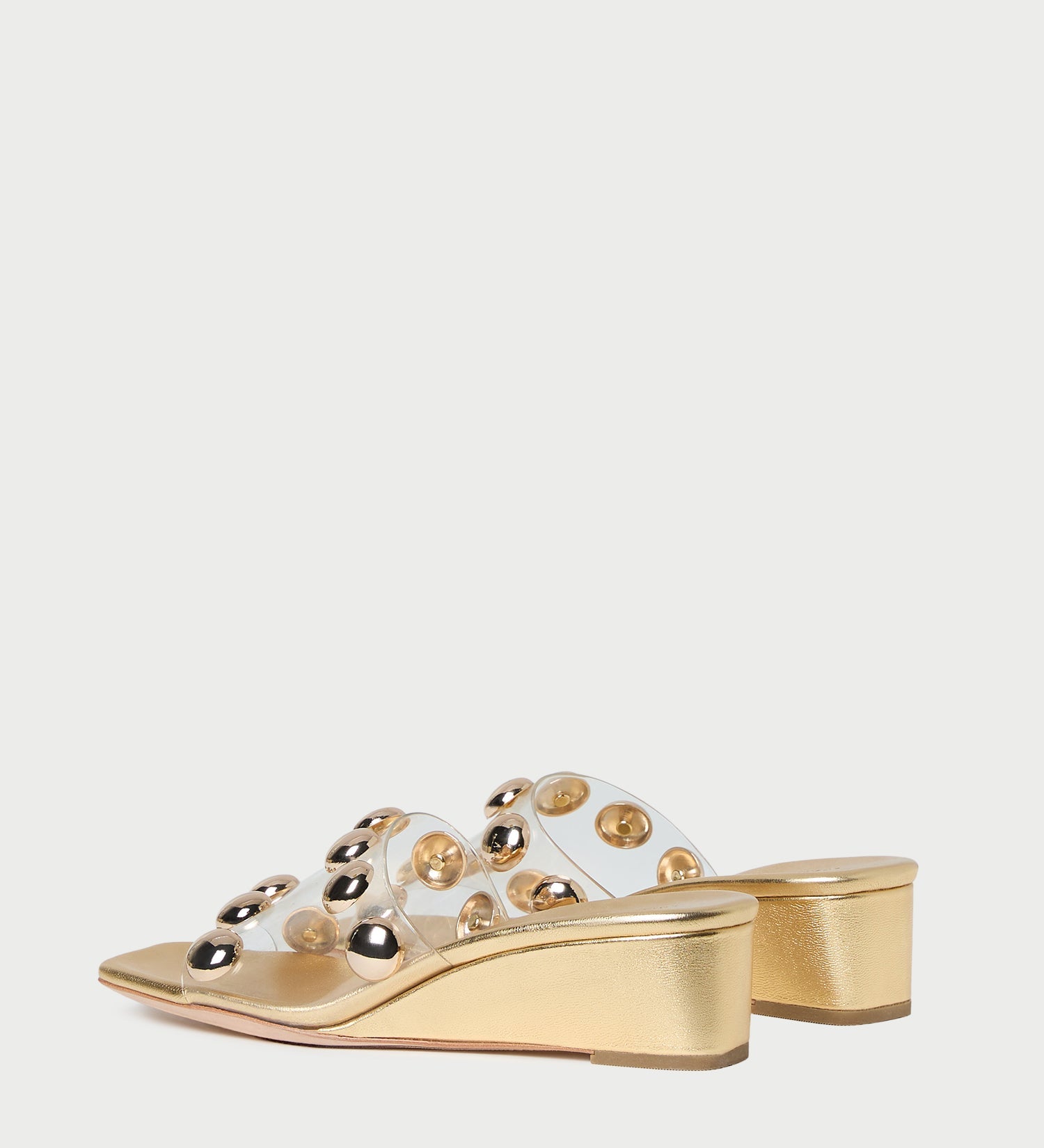 Loeffler Randall - Enya Gold/Champagne Studded Wedge