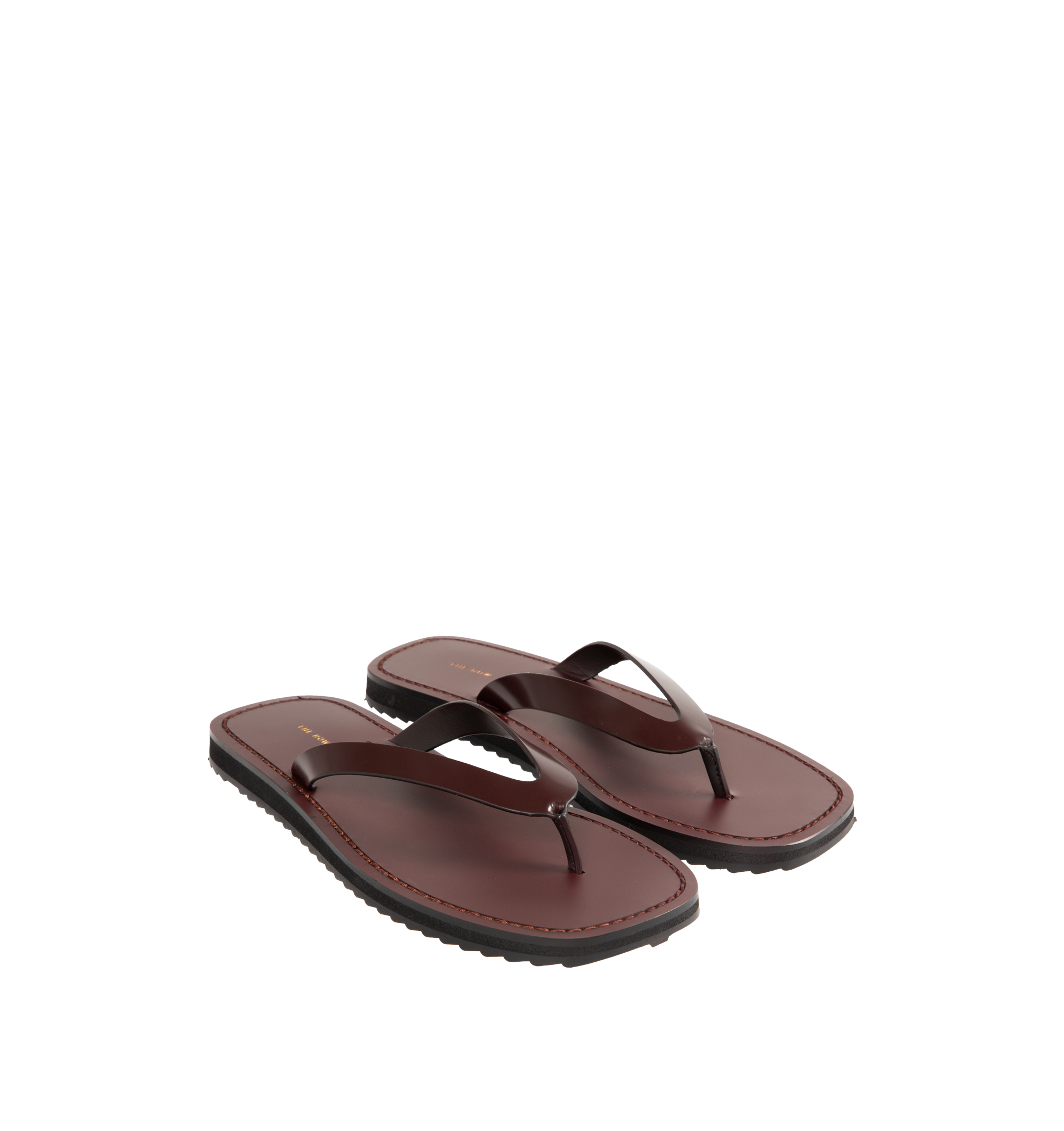 The Row - Leather City Flip Flop