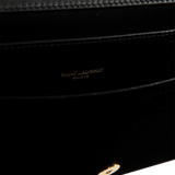 Saint Laurent - Kate Clutch In Velvet Black