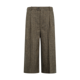 Saint Laurent - Herringbone Wool Culottes