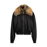 Saint Laurent - Shearling Trimmed Blouson Jacket