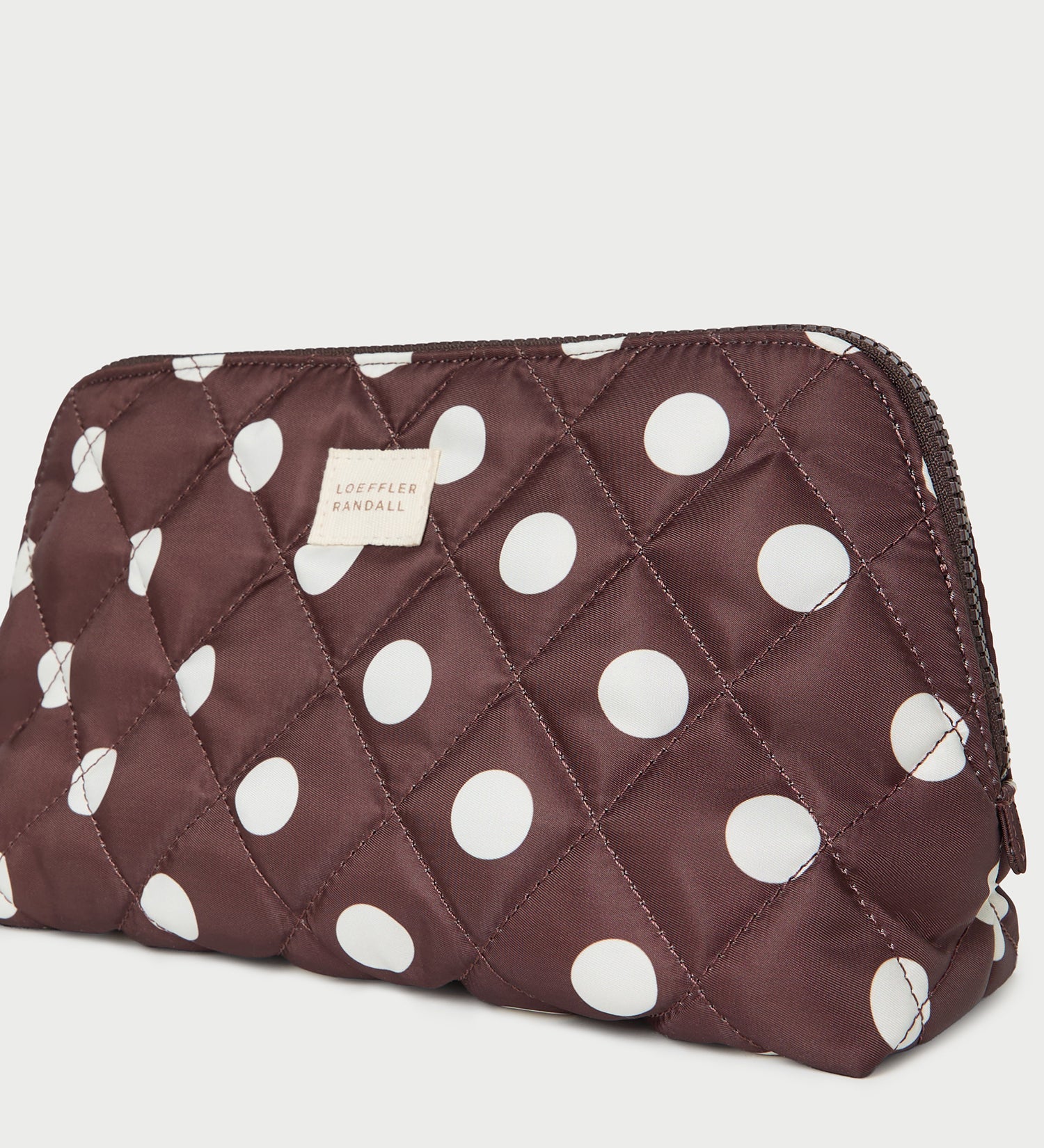 Loeffler Randall - Frances Brown/Cream Cosmetic Pouch