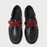 Loeffler Randall - Franco Black Leather Boat Shoe