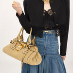 Paddington bag in suede leather