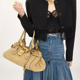 Paddington bag in suede leather
