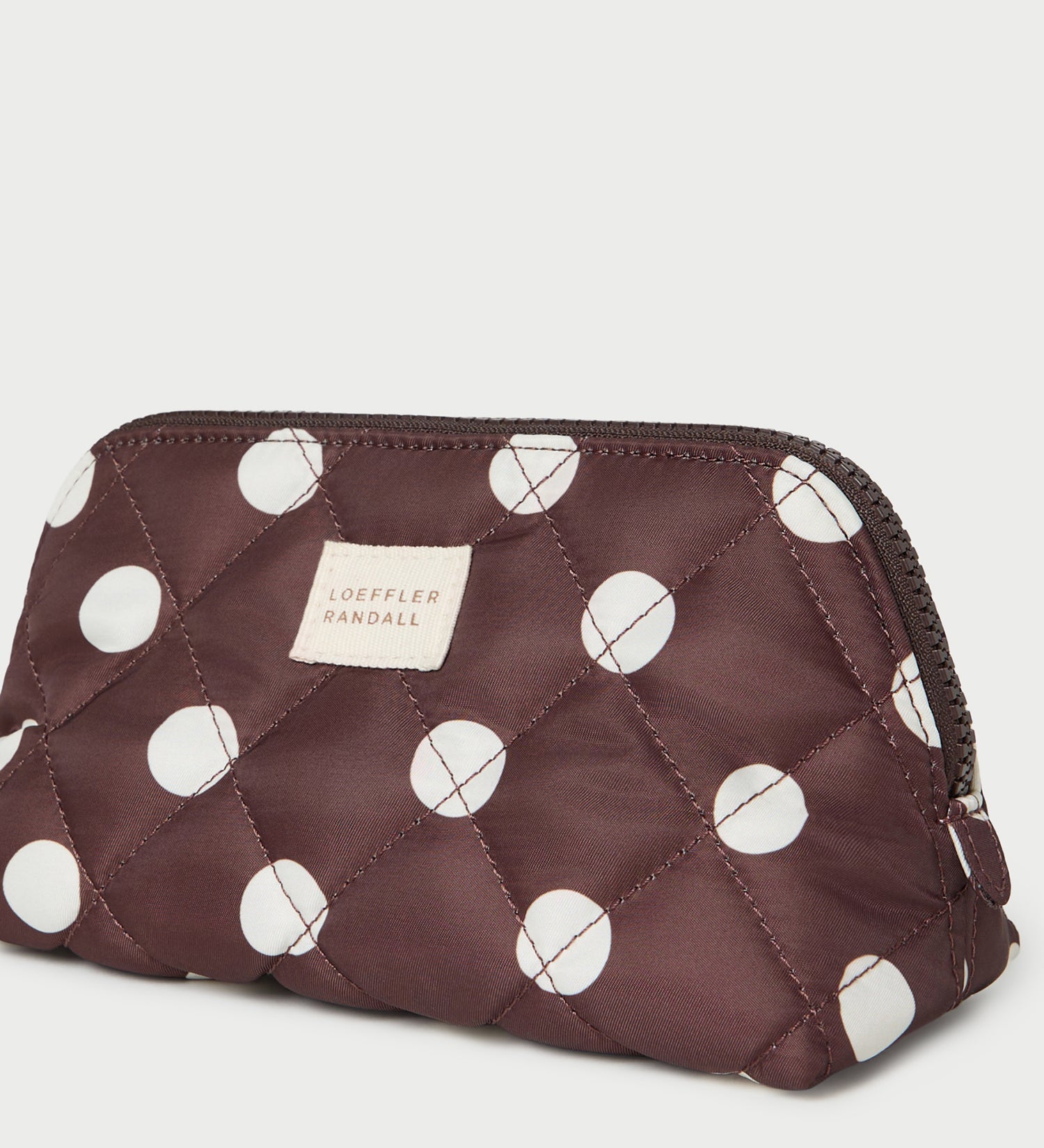 Loeffler Randall - Georgette Brown/Cream Mini Cosmetic Pouch