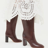 Loeffler Randall - Goldy Espresso Wide - Calf Boot
