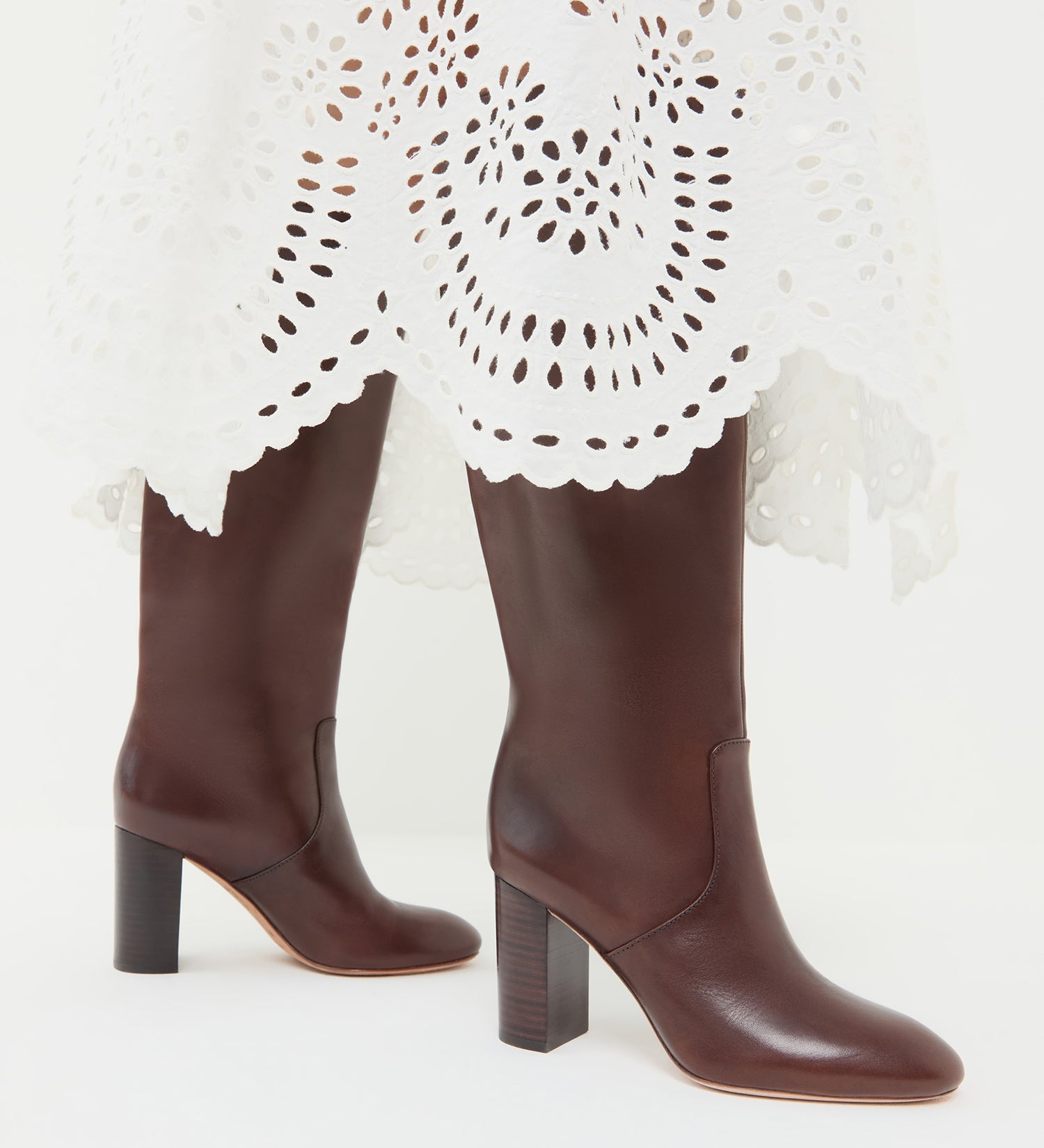 Loeffler Randall - Goldy Espresso Wide - Calf Boot