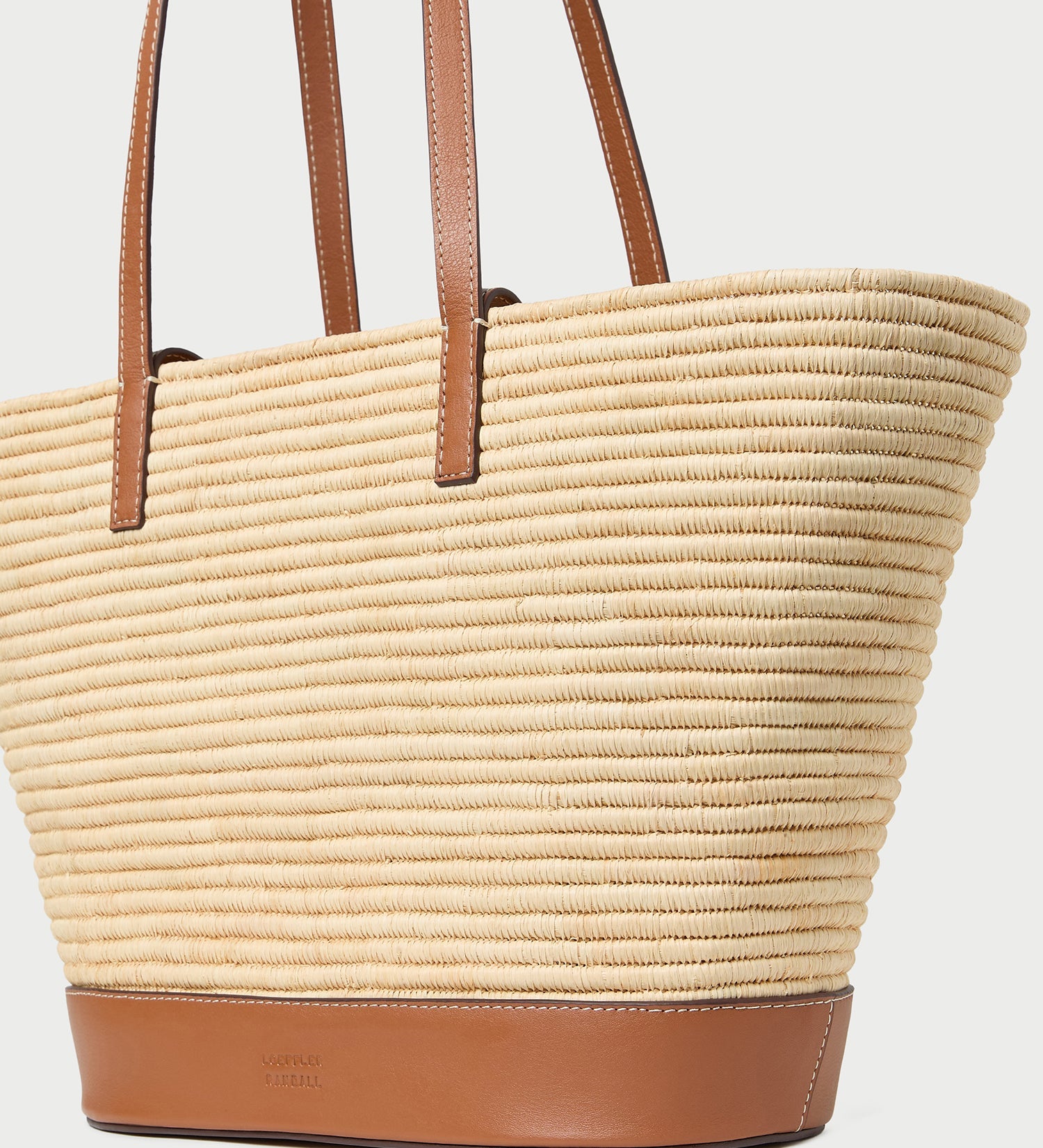Loeffler Randall - Granger Natural/Cognac Straw Tote