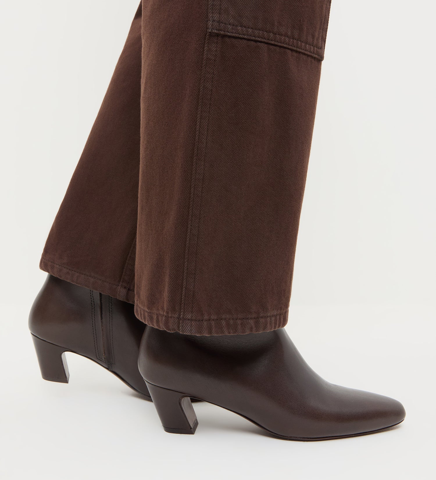 Loeffler Randall - Harper Brown Leather Ankle Boot