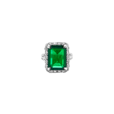 Dorsey - HASTINGS, LAB EMERALD RING, SILVER
