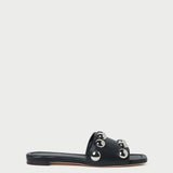 Loeffler Randall - Hayes Black/Silver Studded Sandal
