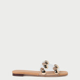 Loeffler Randall - Hayes Dune/Champagne Studded Sandal