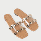 Loeffler Randall - Hayes Dune/Champagne Studded Sandal