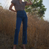 DÔEN - MILLIE TOP -- DELPHINE PLAID