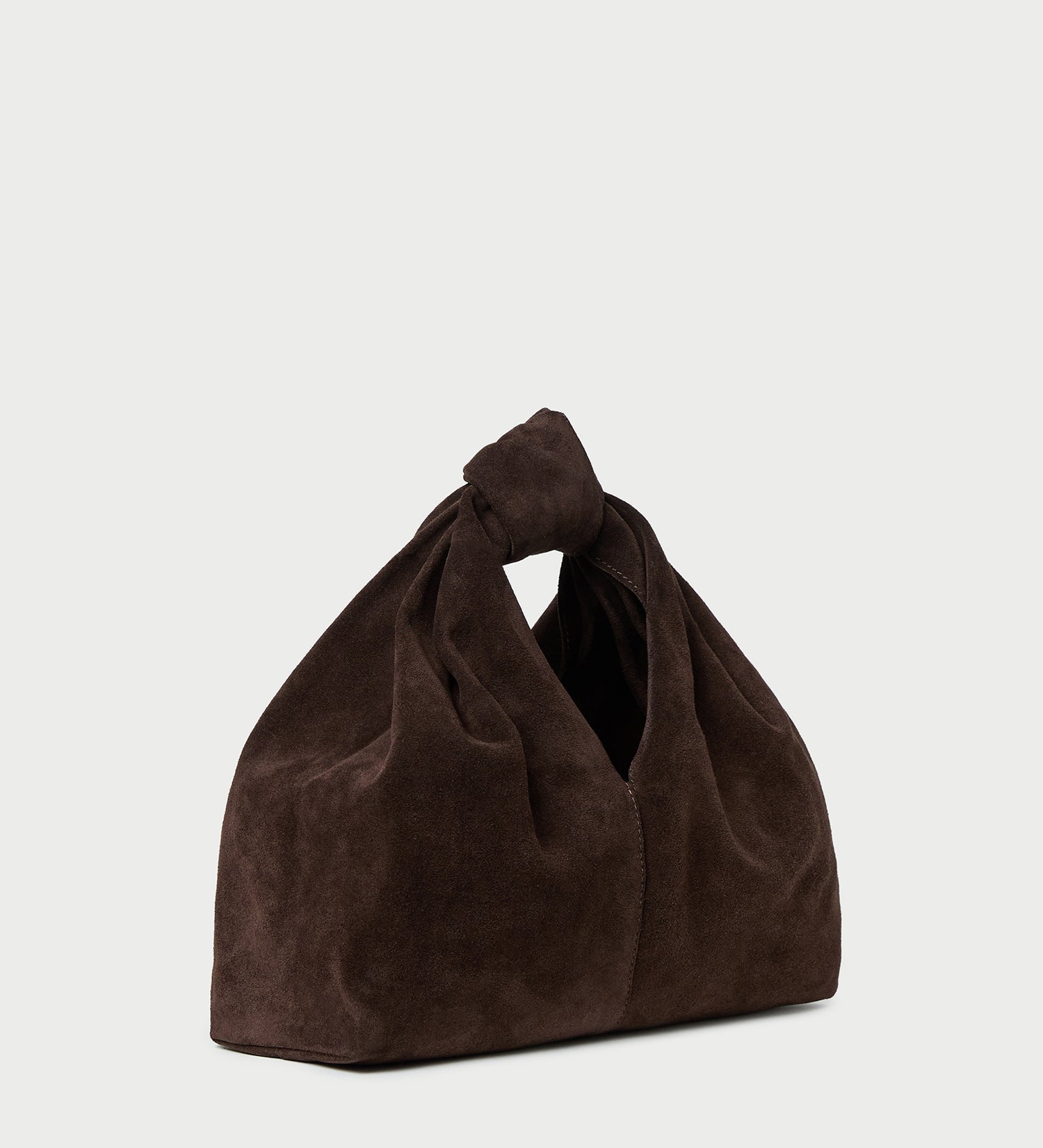 Loeffler Randall - Helga Brown Suede Knot Clutch