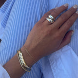 Kinn - Hera Sculptural Ring Stack Silver