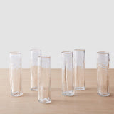 The Citizenry - Arroyo Champagne Flute Glasses - 13.5 oz - Set of 6