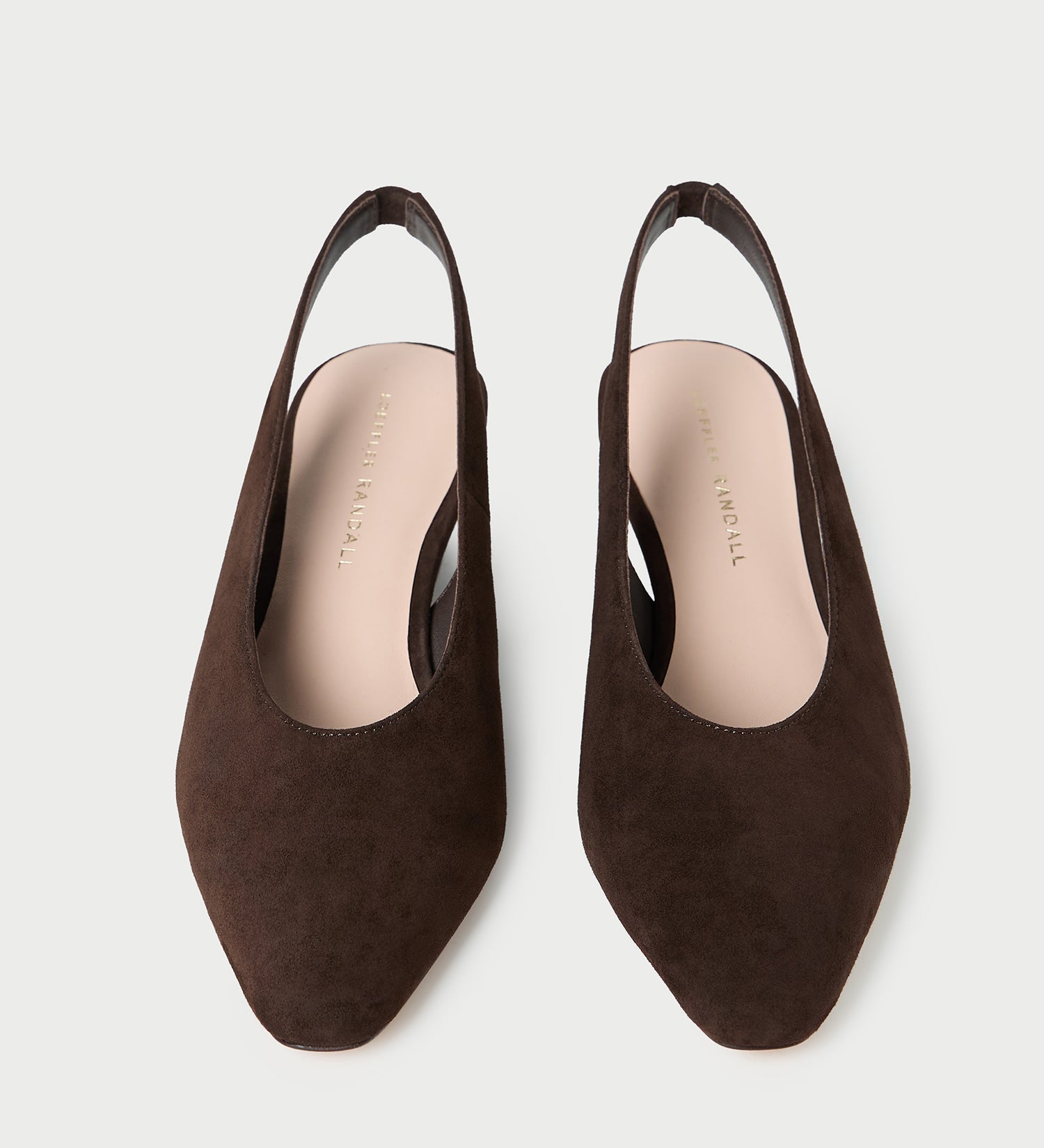 Loeffler Randall - Hyla Brown Suede Slingback Wedge