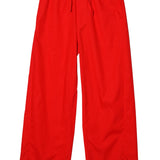 Ciao Lucia - Dania Red Cotton Poplin Pant