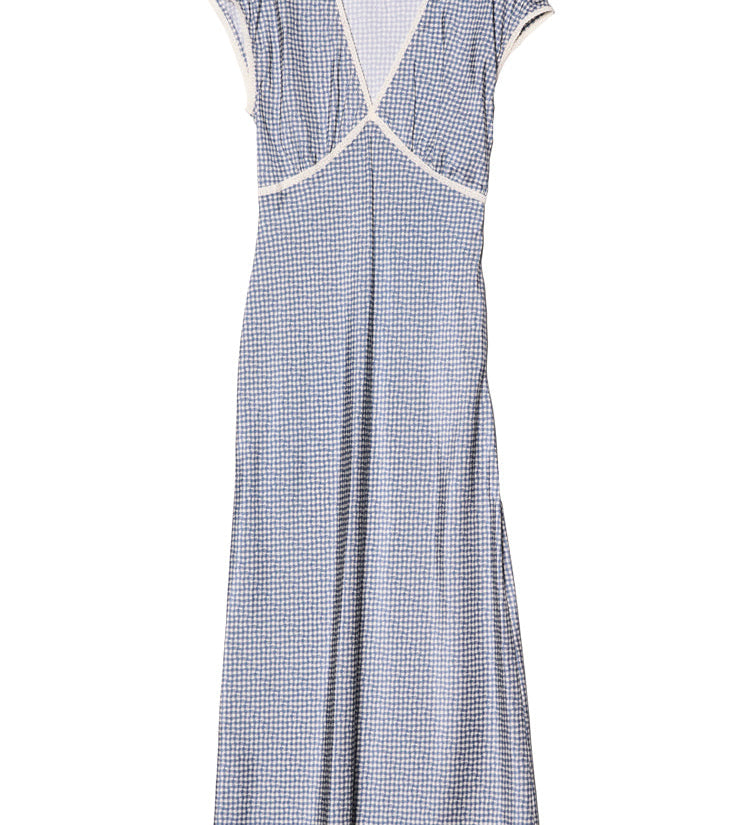 Ciao Lucia - Indine Gingham Silk Dress