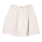 Ciao Lucia - Bria Ivory Cotton Poplin Skirt