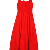 Ciao Lucia - Iris Red Cotton Poplin Dress