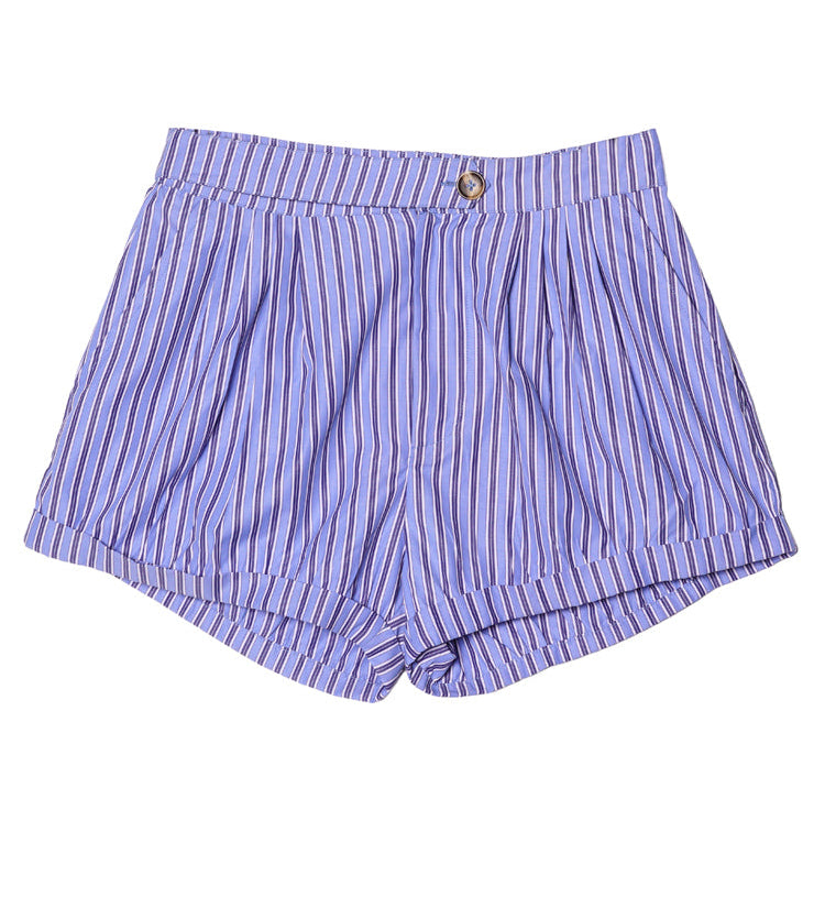 Ciao Lucia - Mariko Stripe Shirting Short