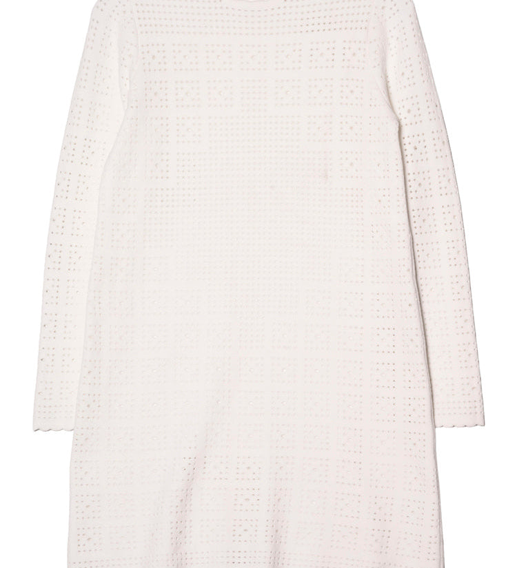 Ciao Lucia - Inessa White Crochet Knits Dress
