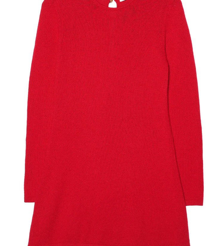 Ciao Lucia - Clea Red Linen Knit Dress