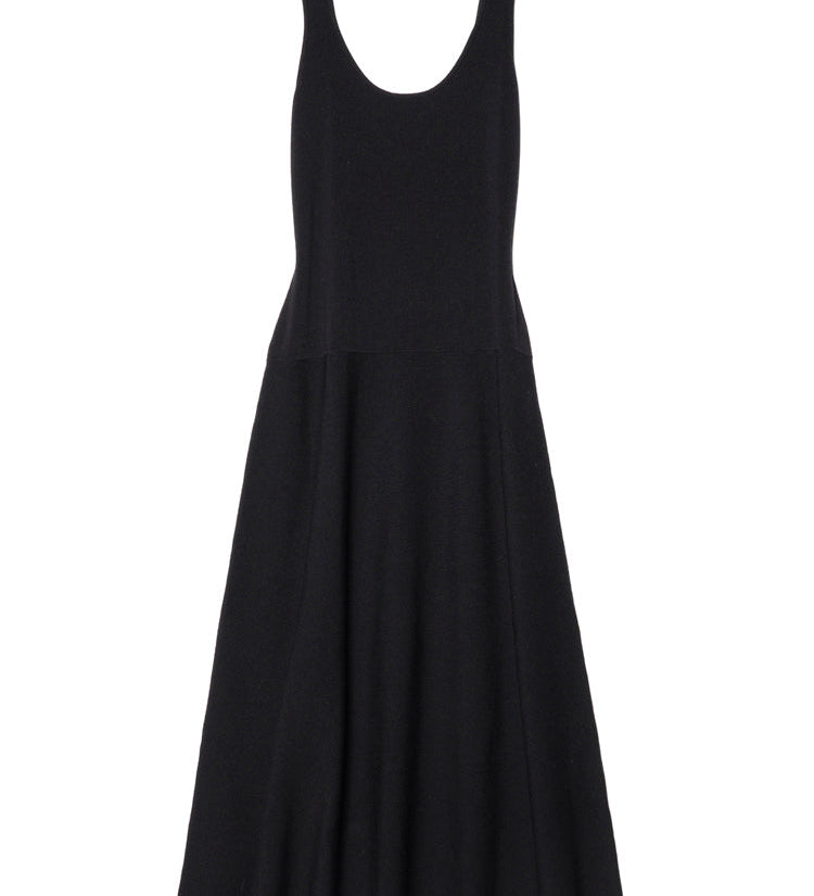 Ciao Lucia - Ivonne Black Sheer Knits Dress