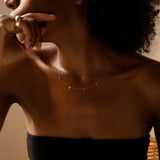 Kinn - Vote Initial Necklace Gold