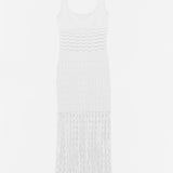 Simkhai - Brionne Scalloped Knit Midi Dress