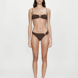 Christopher Esber - Mineral Stone Side Ruched High Brief