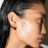 Dorsey - 14K INÈS EMERALD - CUT EARRINGS IN LAB COGNAC DIAMOND, 14K YELLOW GOLD