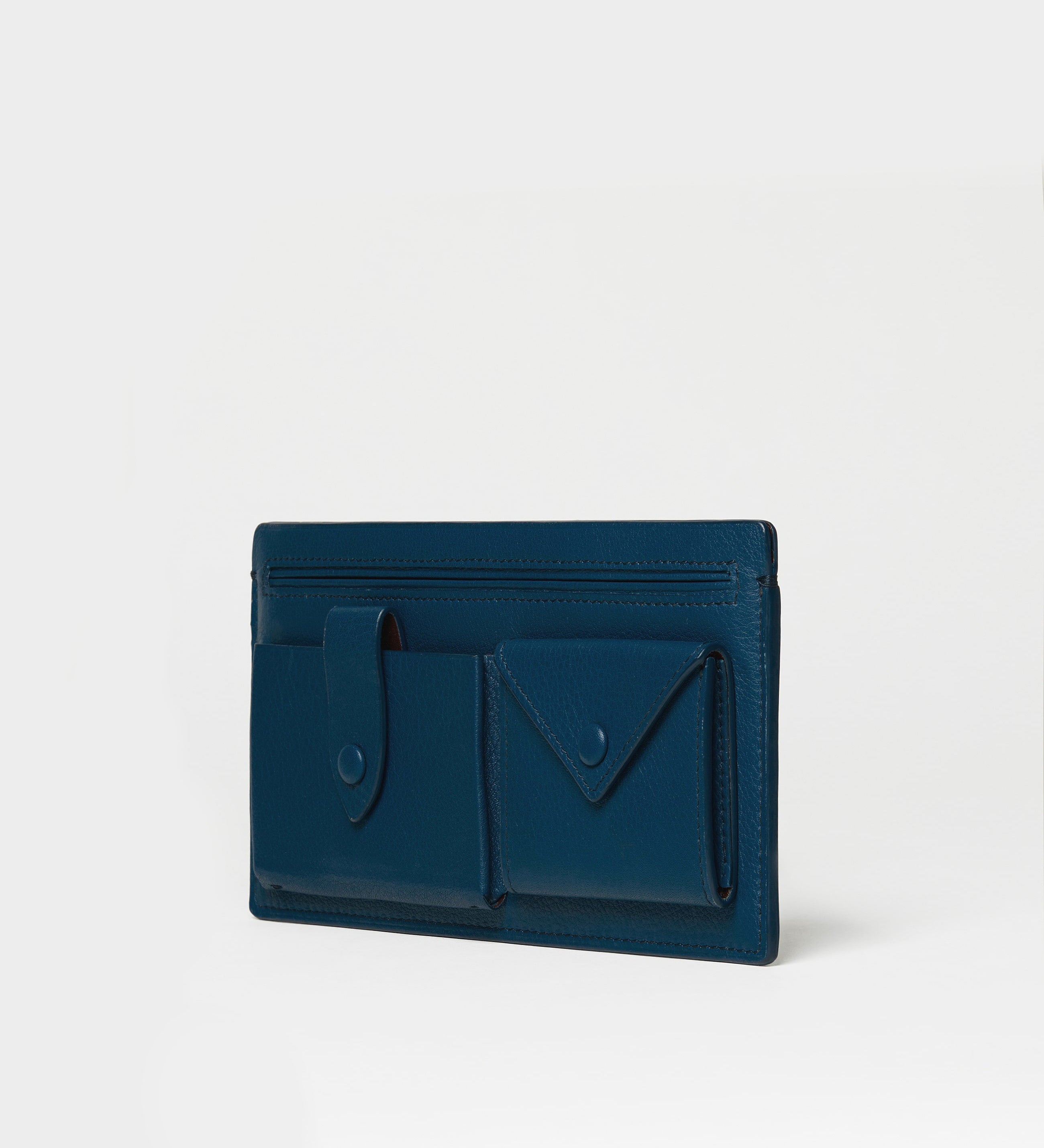 Metier - Inside Out Wallet Smooth Calfskin Storm