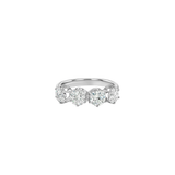 Dorsey - IRIS 4 - STONE PINKY RING IN MOISSANITE, STERLING SILVER