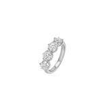 Dorsey - IRIS 4 - STONE PINKY RING IN MOISSANITE, STERLING SILVER