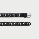 Loeffler Randall - Issa Black/Silver Studded Belt